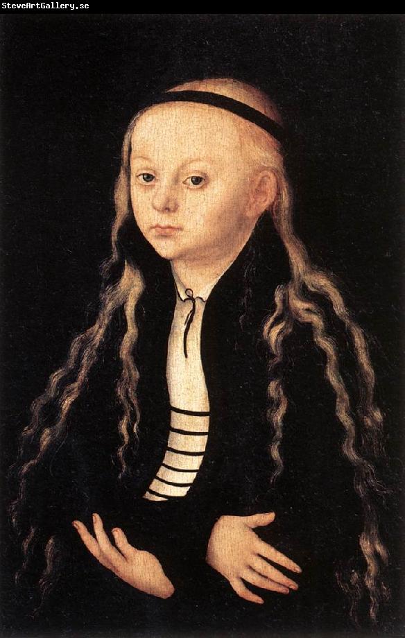 CRANACH, Lucas the Elder Portrait of a Young Girl khk